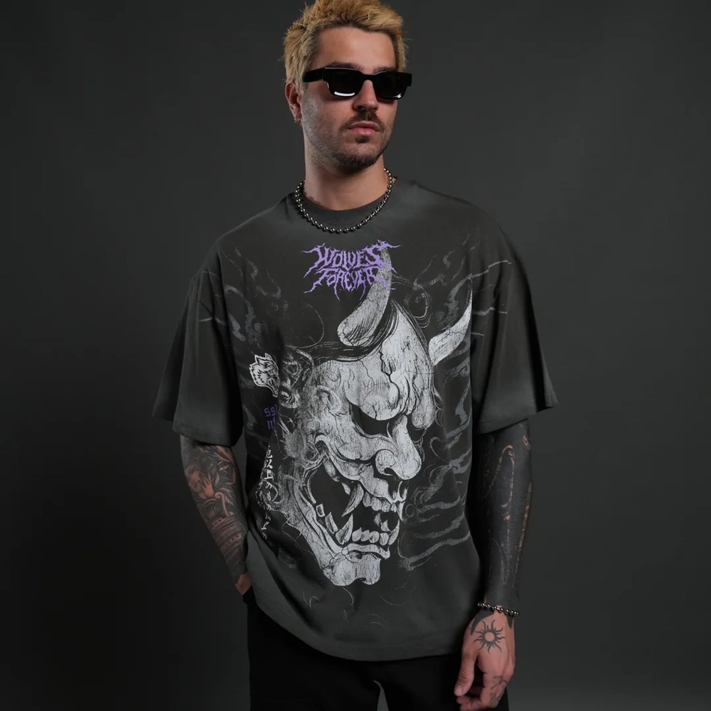 Darc Sport Charcoal Demon Graphic Tee